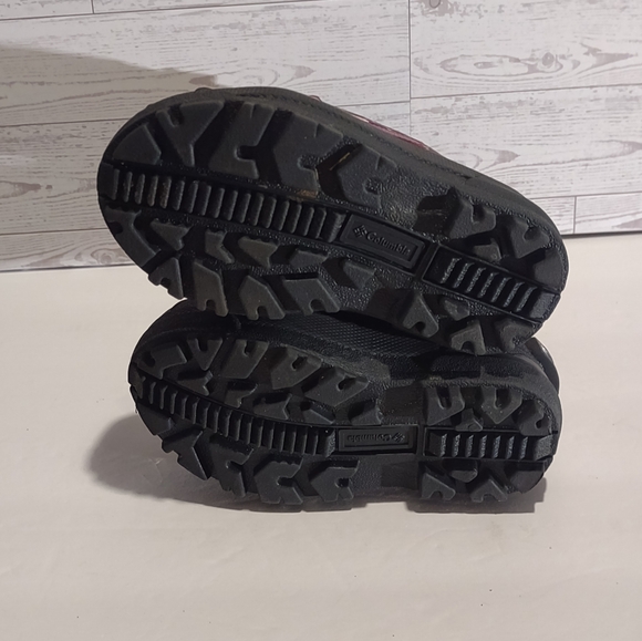 Columbia Powderbug Forty Print Winter Boots Girls 8T - Picture 4 of 5